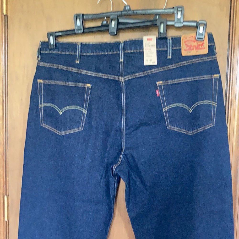 Levi’s 550 relaxed jean sits at waist tapered leg big & tall 46 X 32 - Picture 11 of 14